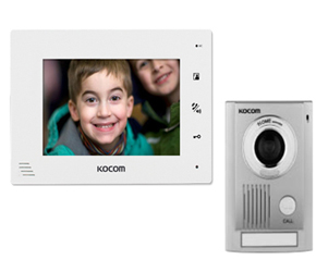 KOCOM >> A374 Vidéophone LCD mains Libres + Platine de rue MC30