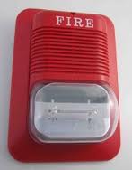 DS>> BF-FS911 (II) Sirène incendie électronique rouge avec flash