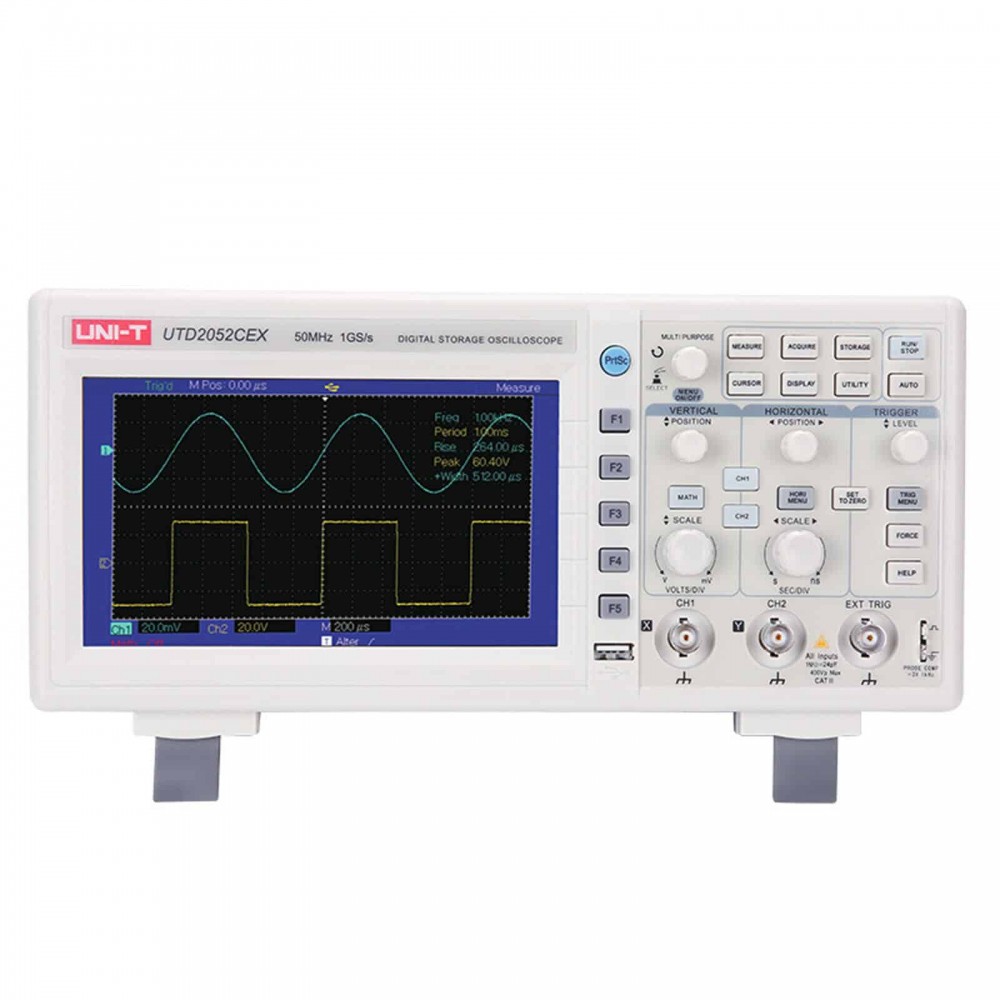 Oscilloscope à mémoire numérique UTD2052CEX+