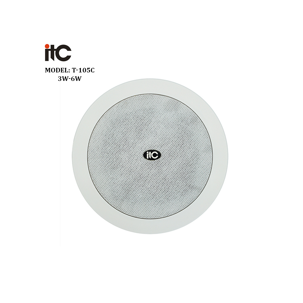 ITC - T-105C, Haut-parleur de plafond 5" 5" (3W-6W)