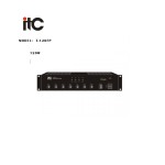 ITC - T-120FP, amplificateur mélangeur de puissance 120 W, montage en rack 2U