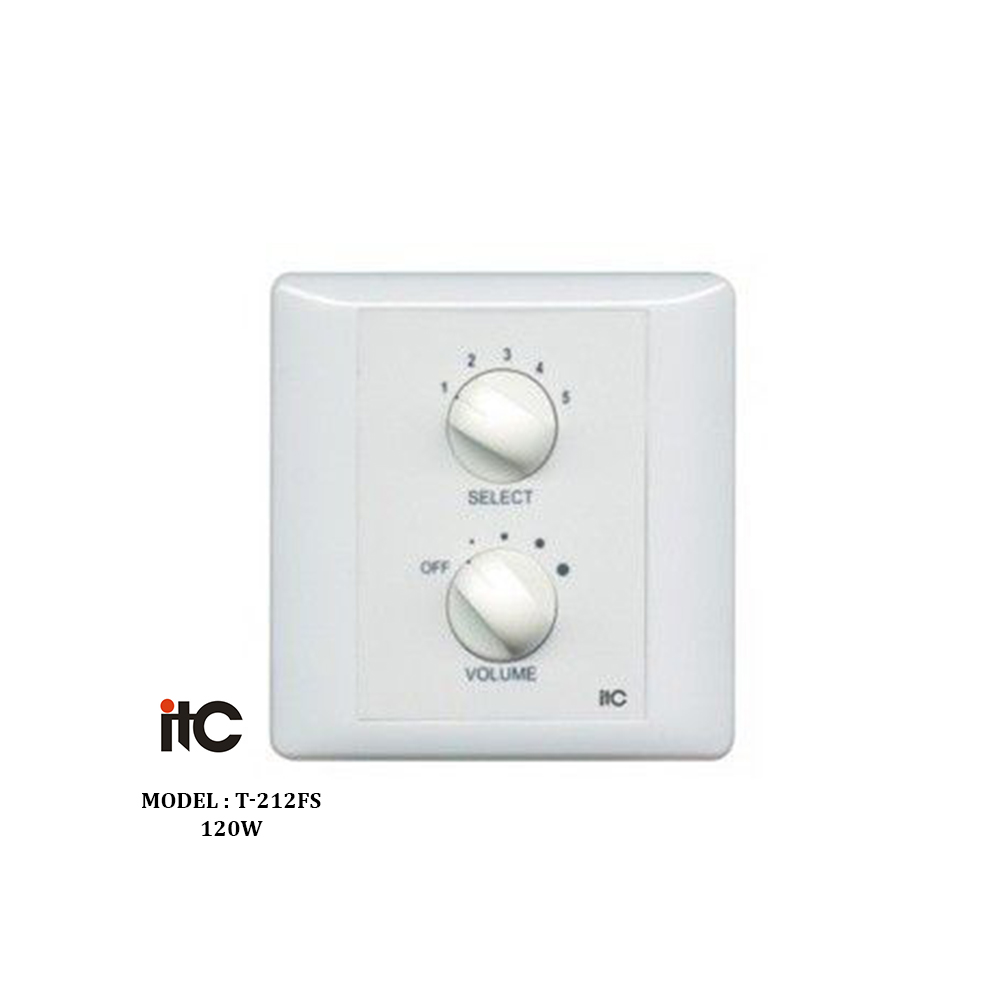 ITC - T-212FS, Atténuateur avec sélecteur de programme 120 W