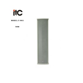 ITC - T-903, Haut-parleur passif "Weatherproof", Colonne extérieure de puissance de 90W 6.5