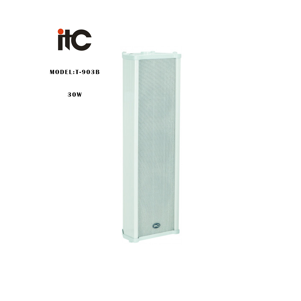 ITC - T-903, Haut-parleur passif "Weatherproof", Colonne extérieure de puissance de 90W 6.5