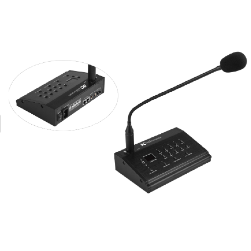 microphone de pagination 16 zones T-218